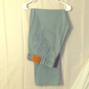 Rare Levi’s, Men’s 501 Powder Blue (?Gray) Jeans!